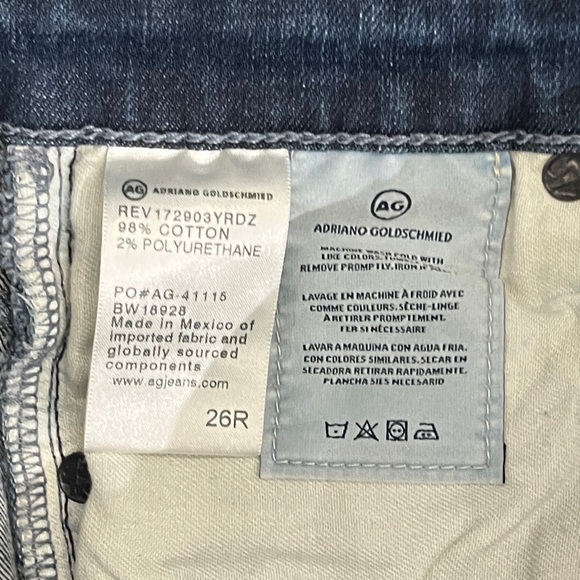 AG The Prima Crop Size 26R - Picture 7 of 7